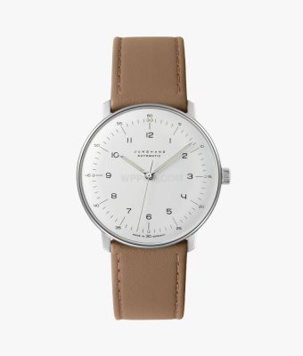 Junghans Gents Watch MAX BILL Analogue with Chronograph Function Brown