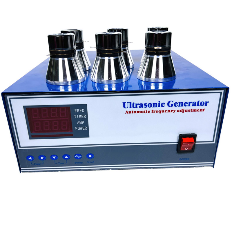 Dual Frequency Drive Power Ultrasonic Generator Ultrasonic Cleaning Generator For Large Heated Ultrasonic Cleaning Tank